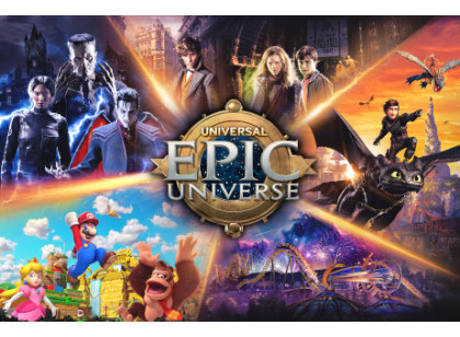Universal - 1-Park 1-Day Base PLUS 1-Day Universal Epic Universe Ticket (Com data agendada)